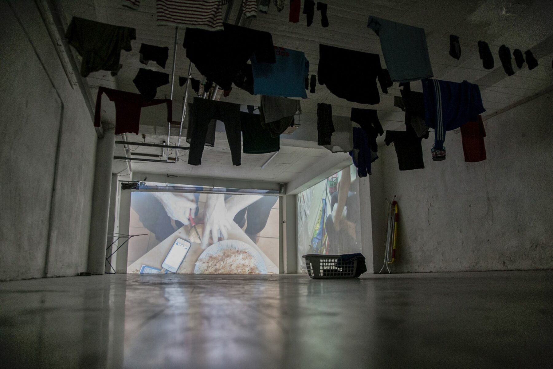Kaffee und Haut #1, installation view at Hotel Friends / antichambre, 2019
