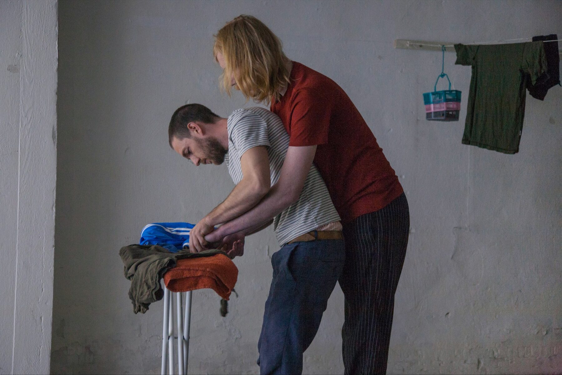 Kaffee und Haut #1, performance view at Hotel Friends / antichambre, 2019